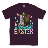Plum Happy Easter Heifers Easter Day Classic Tee - HowdyJamesFarm