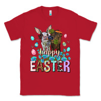 Red Happy Easter Heifers Easter Day Classic Tee - HowdyJamesFarm