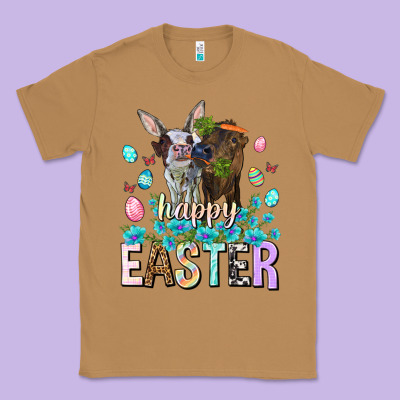 Happy Easter Heifers Easter Day Classic Tee Designed By Howdyjamesfarm
