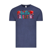 Vintage Denim Hello Valentine Vintage Tee - HowdyJamesFarm