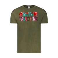 Vintage Olive Hello Valentine Vintage Tee - HowdyJamesFarm