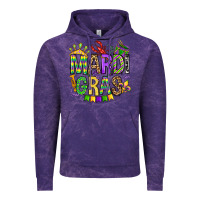 Cloud Purple mardi gras olivia Vintage Hoodie - OliviaCreatesArt