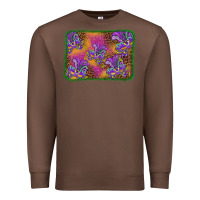Chestnut mardi gras mask background Premium Sweatshirt - BarkalooDesign