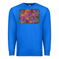 True Royal mardi gras mask background Premium Sweatshirt - BarkalooDesign