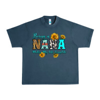 Midnight Navy being nana makes my life complete Urban Heavy Tee - RanaPortraitStore