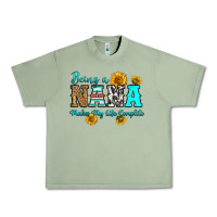 Oil Green being nana makes my life complete Urban Heavy Tee - RanaPortraitStore