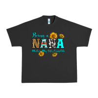 Pigment Black being nana makes my life complete Urban Heavy Tee - RanaPortraitStore