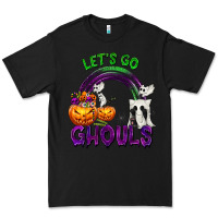 Black Let's Go Ghouls Premium Tee - texasbilliewilder