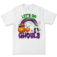 White Let's Go Ghouls Premium Tee - texasbilliewilder