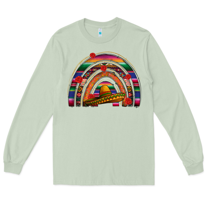 Mexico Rainbow Long Sleeve Tee by FaDigitalArtStudio | Teevron
