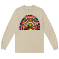 Mushroom Mexico rainbow Long Sleeve Tee - FaDigitalArtStudio