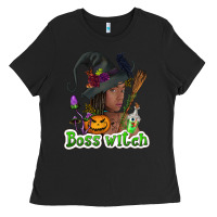 Boss Witch Afro Ladies Tee | Teevron