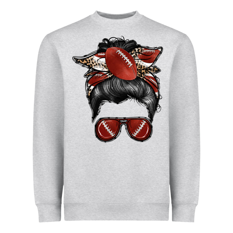 Football Mom Heavyweight Sweatshirt by RacoonDesign | Teevron