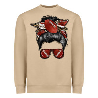 Mushroom football mom Heavyweight Sweatshirt - RacoonDesign