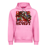 Fuchsia Pink rodeo christmas howdy Urban Hoodie - AdoDesignShop