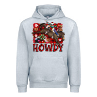 Heather Grey rodeo christmas howdy Urban Hoodie - AdoDesignShop