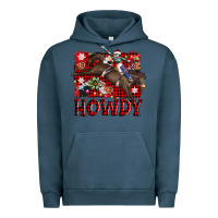 Pigment Midnight Navy rodeo christmas howdy Urban Hoodie - AdoDesignShop