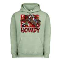Pigment Oil Green rodeo christmas howdy Urban Hoodie - AdoDesignShop