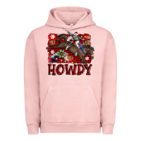 Pigment Salmon rodeo christmas howdy Urban Hoodie - AdoDesignShop