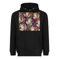 Black merino ram tie dye tumbler Heavyweight Hoodie - BarkalooDesign