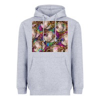 Heather Grey merino ram tie dye tumbler Heavyweight Hoodie - BarkalooDesign