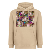 Mushroom merino ram tie dye tumbler Heavyweight Hoodie - BarkalooDesign