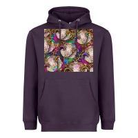 Plum merino ram tie dye tumbler Heavyweight Hoodie - BarkalooDesign