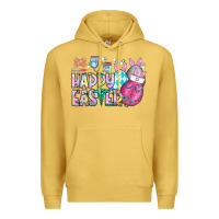 Antique Gold happy easter nurse Premium Hoodie - CowhideDigitalArt