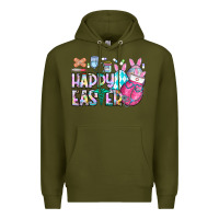 Army Green happy easter nurse Premium Hoodie - CowhideDigitalArt