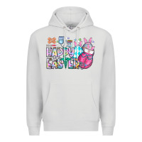 Dove Grey happy easter nurse Premium Hoodie - CowhideDigitalArt