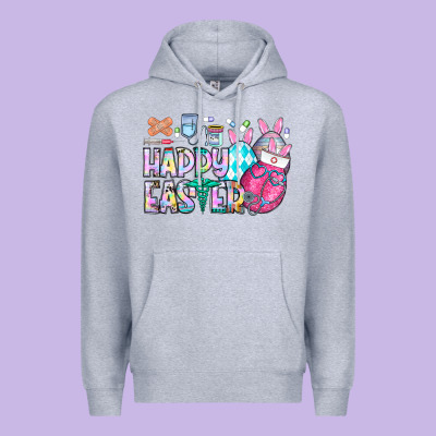 Happy Easter Nurse Premium Hoodie Designed By Cowhidedigitalart