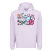 Lilac happy easter nurse Premium Hoodie - CowhideDigitalArt