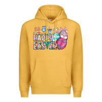 Mustard happy easter nurse Premium Hoodie - CowhideDigitalArt