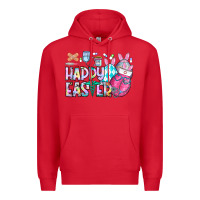 Red happy easter nurse Premium Hoodie - CowhideDigitalArt