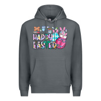 Rock happy easter nurse Premium Hoodie - CowhideDigitalArt