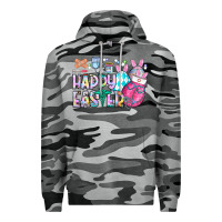 Slate Camo happy easter nurse Premium Hoodie - CowhideDigitalArt