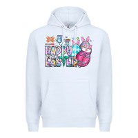 White happy easter nurse Premium Hoodie - CowhideDigitalArt