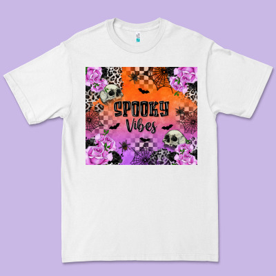 Spooky Vibes Premium Tee Designed By Texasbilliewilder