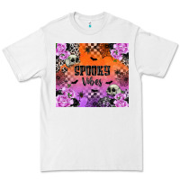 White Spooky Vibes Premium Tee - texasbilliewilder