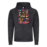 Vintage Black love valentine's day army boots olivia Vintage Hoodie - OliviaCreatesArt