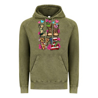 Vintage Olive love valentine's day army boots olivia Vintage Hoodie - OliviaCreatesArt