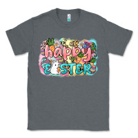 Charcoal Heather Happy Easter Day Classic Tee - HowdyJamesFarm