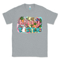 Heather Grey Happy Easter Day Classic Tee - HowdyJamesFarm