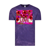 Cloud Purple love heart shaped balloons tumbler hjf Vintage Tee - HowdyJamesFarm