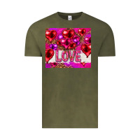 Vintage Olive love heart shaped balloons tumbler hjf Vintage Tee - HowdyJamesFarm