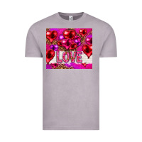 Vintage Zinc love heart shaped balloons tumbler hjf Vintage Tee - HowdyJamesFarm