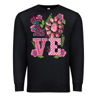 Black walentine's day love gemstones Premium Sweatshirt - BarkalooDesign