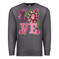 Charcoal Heather walentine's day love gemstones Premium Sweatshirt - BarkalooDesign