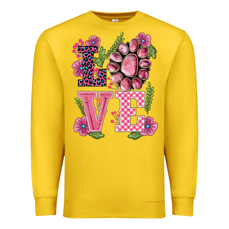 Walentine's Day Love Gemstones Premium Sweatshirt by BarkalooDesign | Teevron