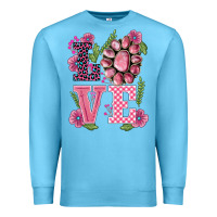 Ocean Blue walentine's day love gemstones Premium Sweatshirt - BarkalooDesign